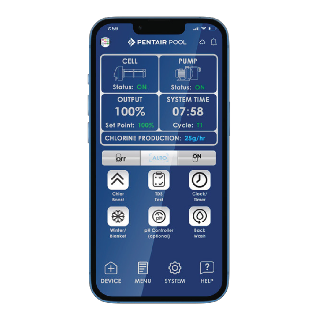 OptiChlor phone app